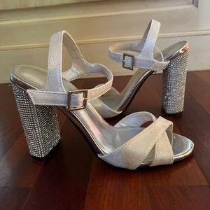 Caparros Crystal Heel Shoe